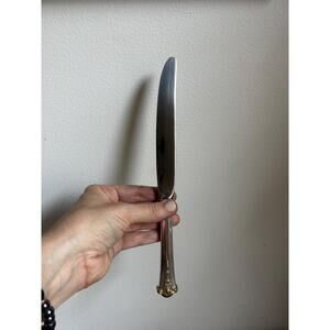 Vintage S Kirk & Son Sterling Dinner Knife | Silver Dinner Knife | 925 Flatware